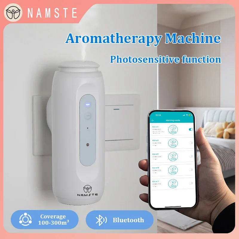 Essential Oil Blend - NAMSTE Przenośny inteligentny dyfuzor 100m³ Bluetooth