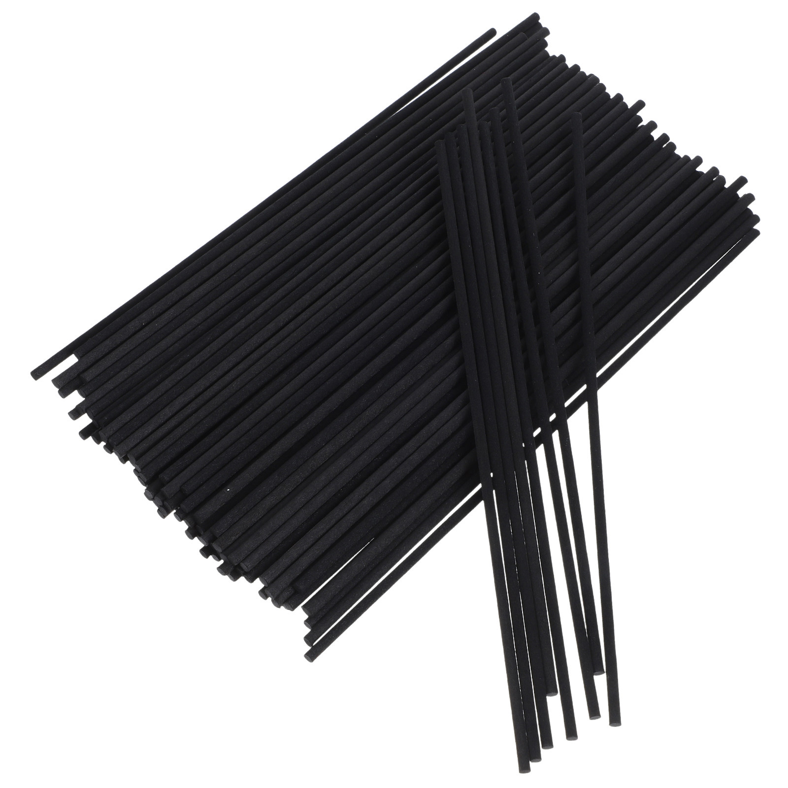 Home Fragrance Oil - 100 sztuk czarnych, włóknistych prętów do