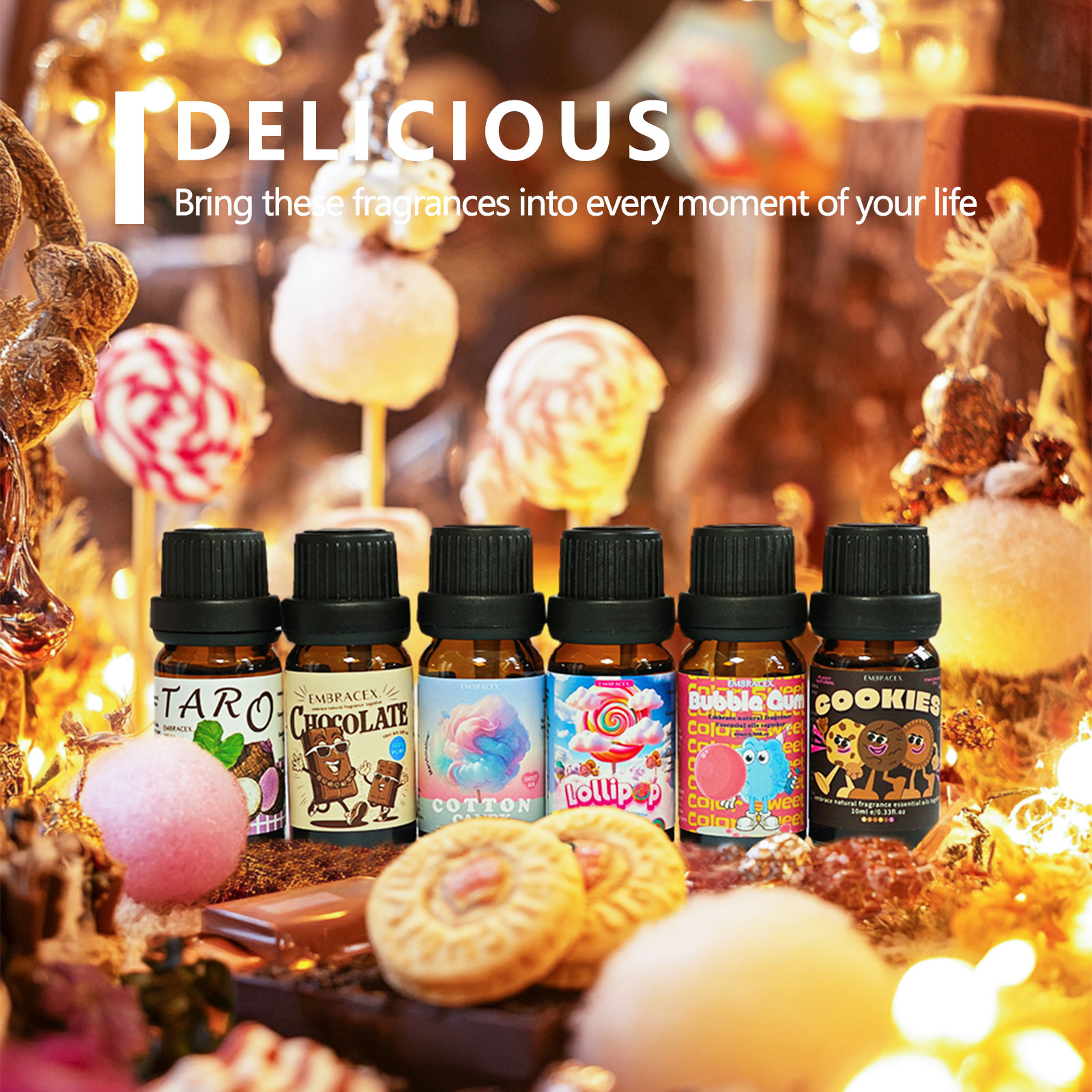 6 szt./1 zestaw Pysznych Olejk – Home Fragrance Oil recenzja i cena
