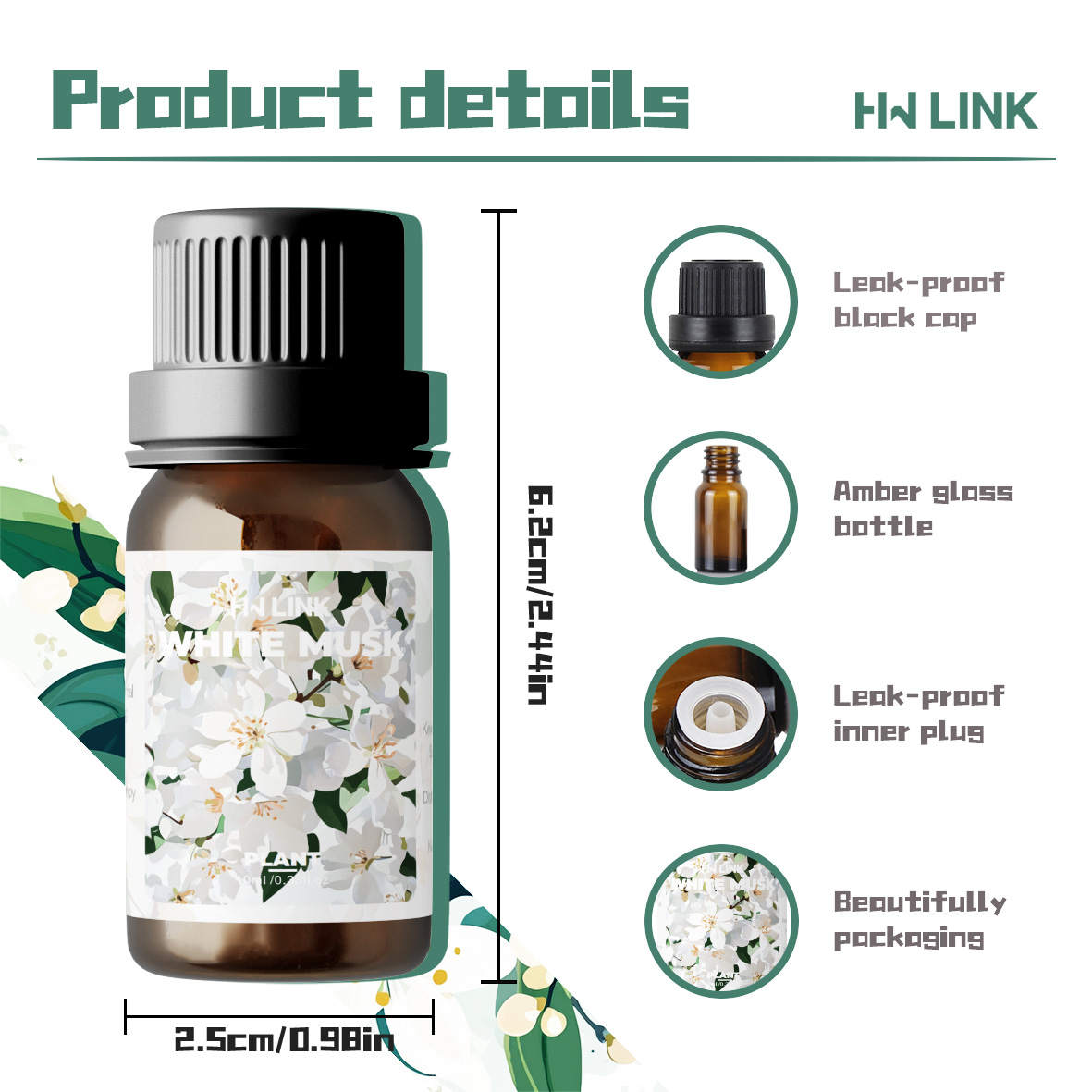 10 ml białych olejków zapachow – Home Fragrance Oil recenzja i cena