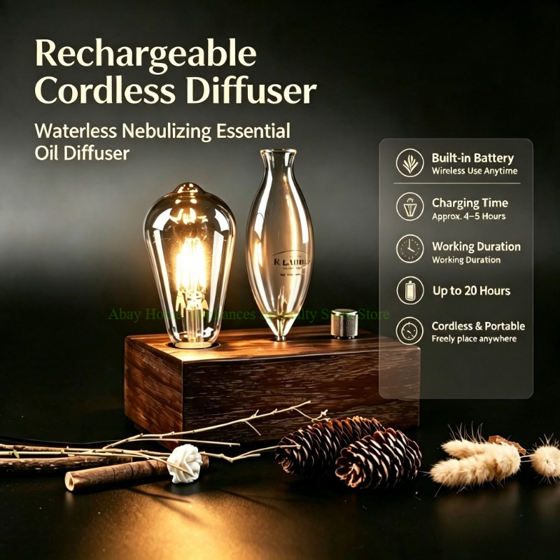 Bezprzewodowy, ładowalny, bezw – Home Fragrance Flowers recenzja i cena